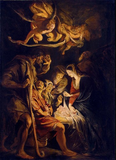 La adoración de los pastores de Peter Paul Rubens